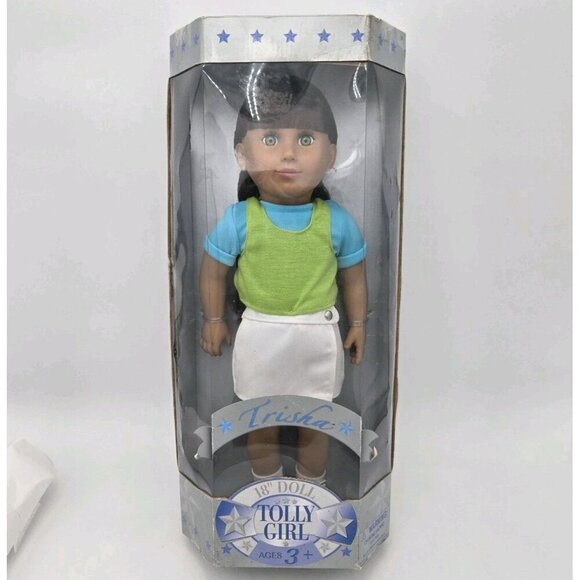 2004 TOLLYTOTS 18 Inch Tolly Girl Doll TRISHA New Style 80103 Secured In Box N - Picture 1 of 13